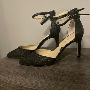 Women’s Sparkly Ankle Strap Heels